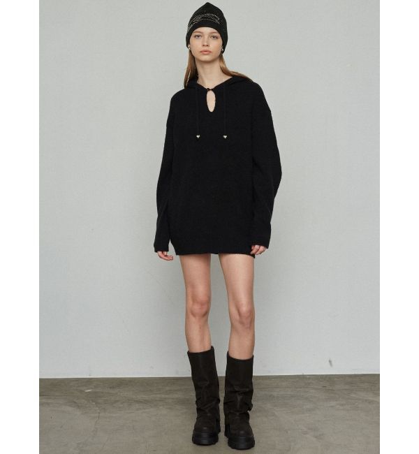 EMODA「ワイドフードルーズニット」|ニット・セーター|