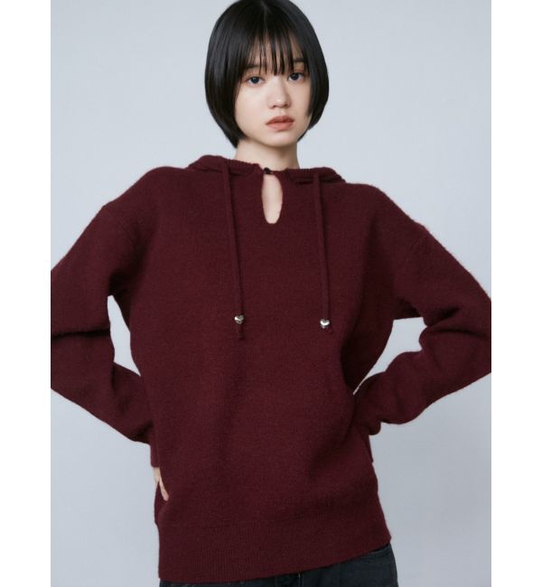 EMODA「ワイドフードルーズニット」|ニット・セーター|