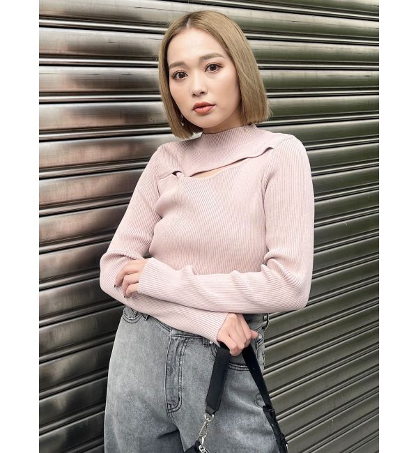 MURUA「カットツイストタイトニット」|ニット・セーター|