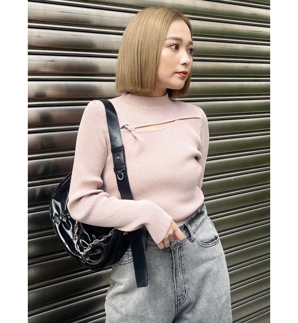 MURUA「カットツイストタイトニット」|ニット・セーター|