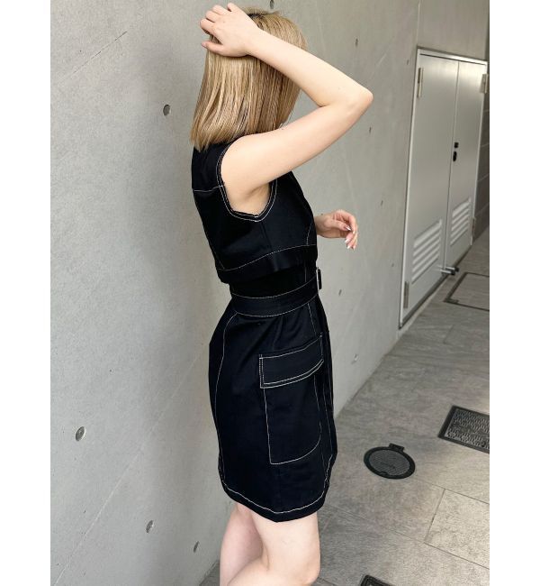 MURUA「ステッチミニワンピース」|ワンピース|