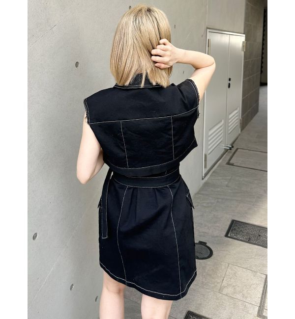 MURUA「ステッチミニワンピース」|ワンピース|