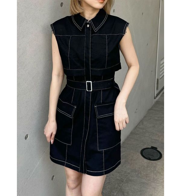 MURUA「ステッチミニワンピース」|ワンピース|