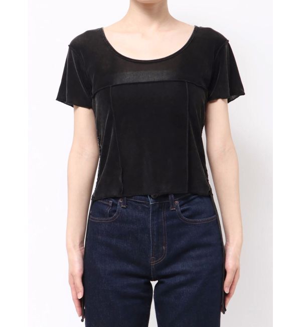 MURUA「フェードシアーベロアトップス」|Tシャツ・カットソー|