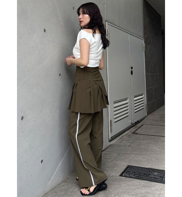 MURUA「ドレープワンショルトップス」|Tシャツ・カットソー|