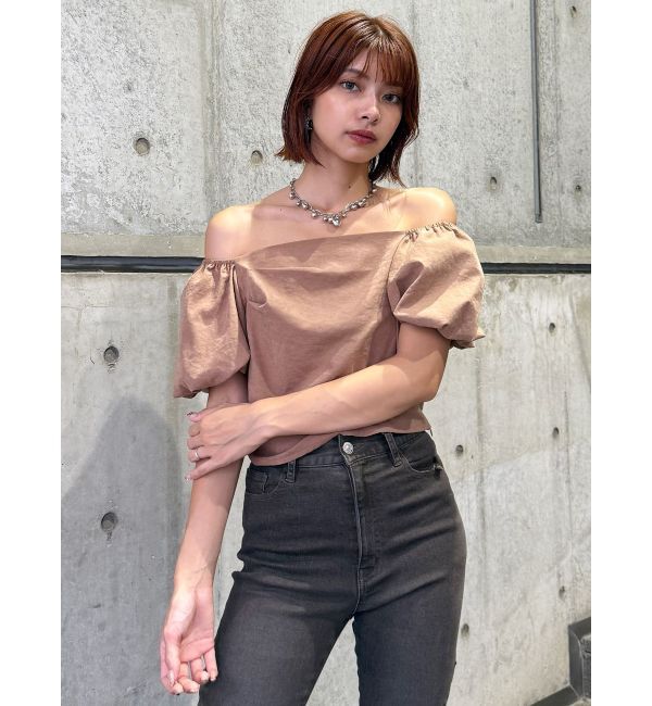 MURUA「ボリュームスリーブ2WAYブラウス」|シャツ・ブラウス|