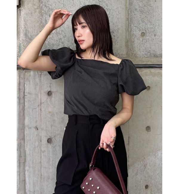 MURUA「ボリュームスリーブ2WAYブラウス」|シャツ・ブラウス|