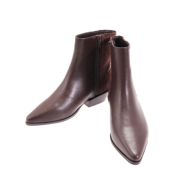 Ungrid「ポインテッドトゥブーツ」|ショートブーツ|