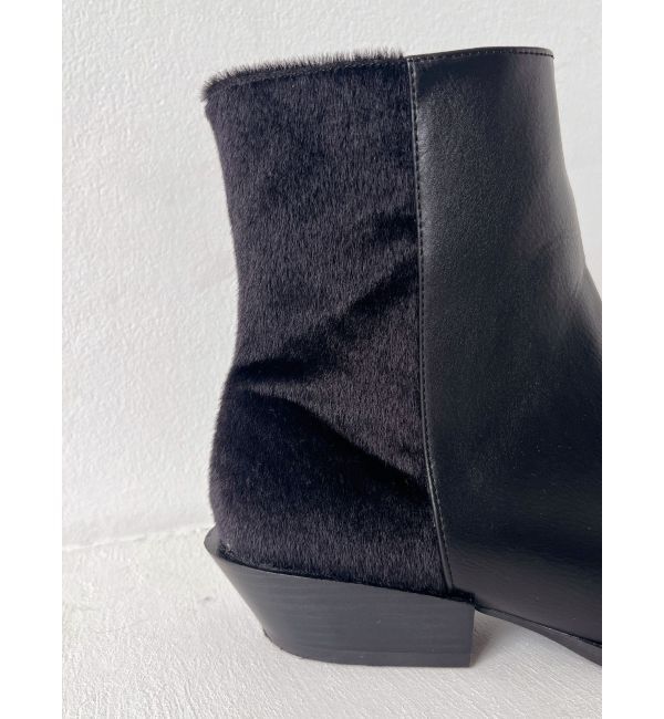 Ungrid「ポインテッドトゥブーツ」|ショートブーツ|