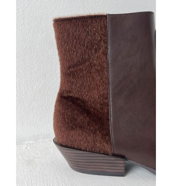 Ungrid「ポインテッドトゥブーツ」|ショートブーツ|