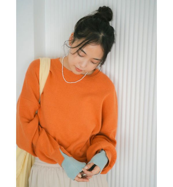 Ungrid「コットン混ショートルーズニット」|ニット・セーター|