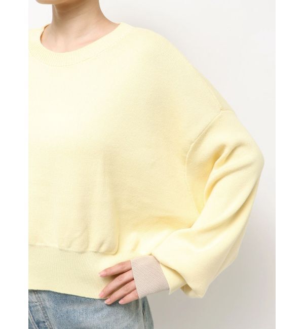 Ungrid「コットン混ショートルーズニット」|ニット・セーター|