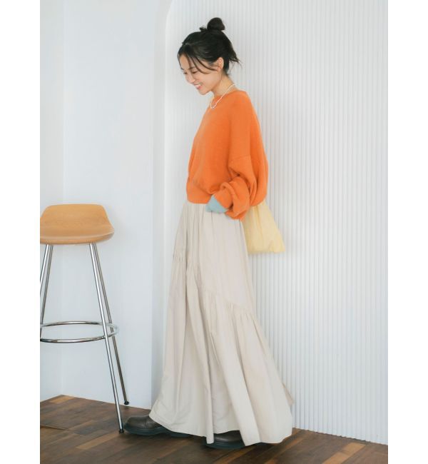 Ungrid「コットン混ショートルーズニット」|ニット・セーター|