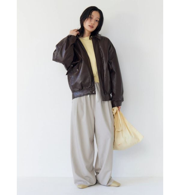 Ungrid「コットン混ショートルーズニット」|ニット・セーター|