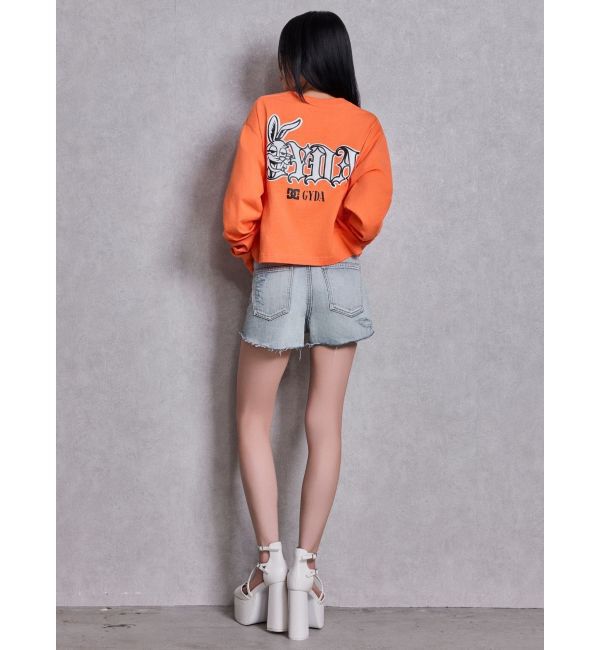 GYDA「ハイウエストSymmetry GYDA 2WAYラインプリーツデニムパンツ」|デニム|