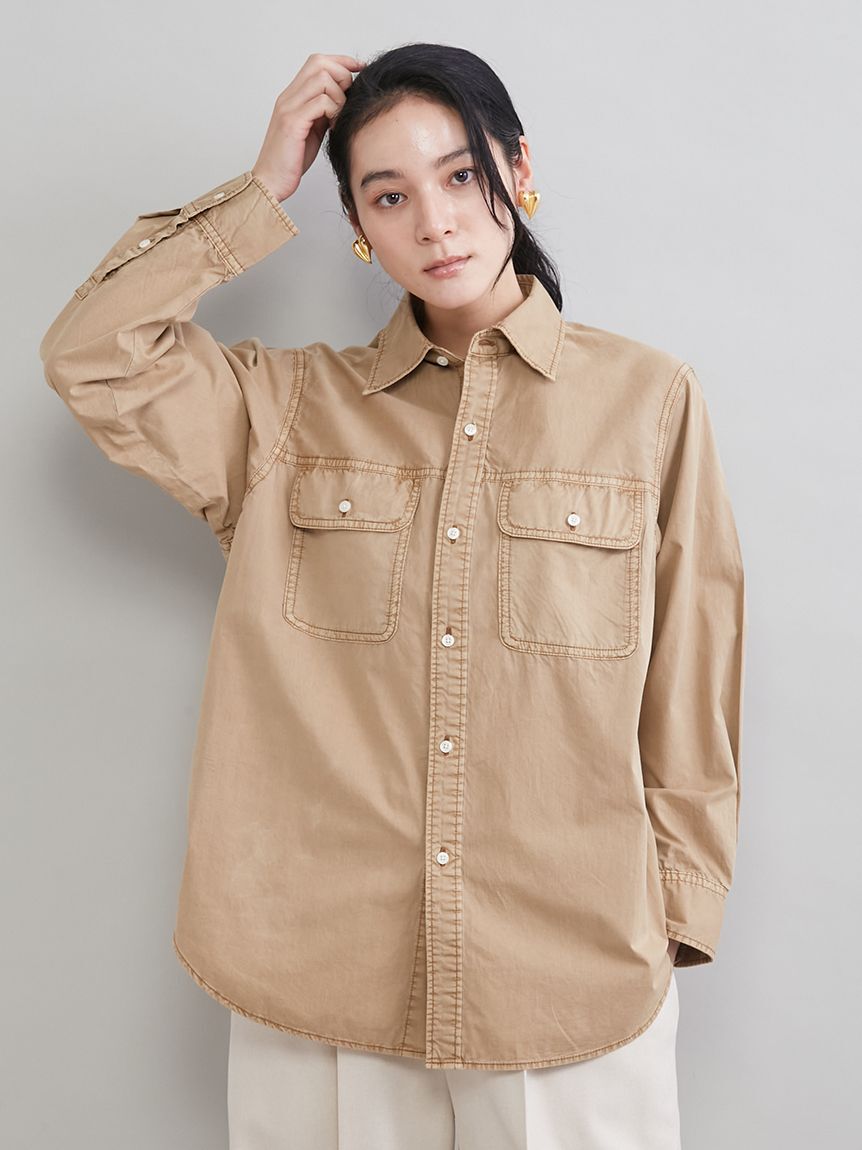 Mila Owen「ヴィンテージライクフラップシャツ」|シャツ・ブラウス|