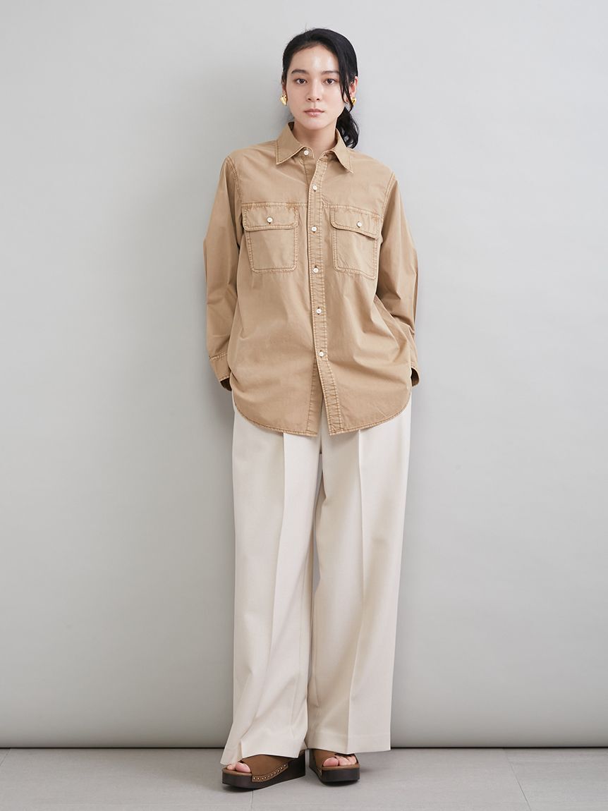 Mila Owen「ヴィンテージライクフラップシャツ」|シャツ・ブラウス|