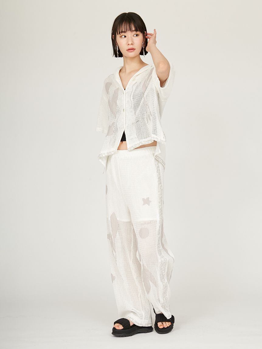 emmi atelier「【emmi&times;Leo Lionni】 メッシュパンツ」|チノ|