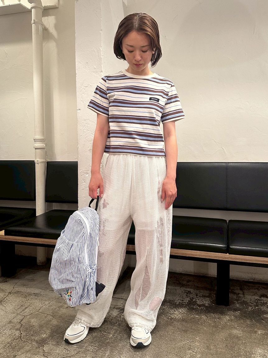 emmi atelier「【emmi&times;Leo Lionni】 メッシュパンツ」|チノ|