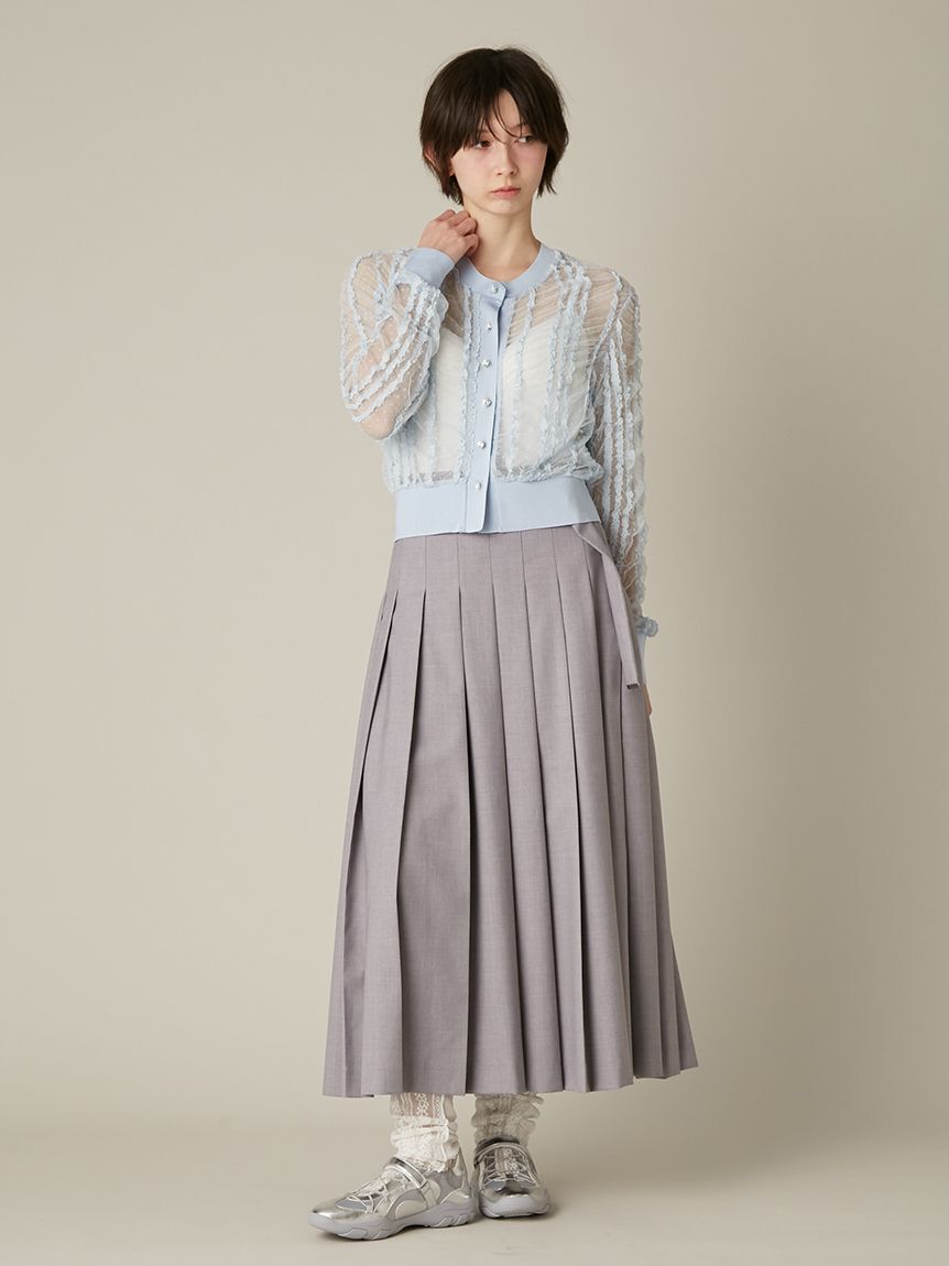 FURFUR「Dカン付きプリーツスカート」|スカート|