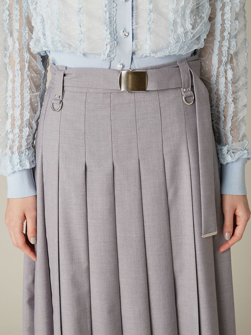 FURFUR「Dカン付きプリーツスカート」|スカート|
