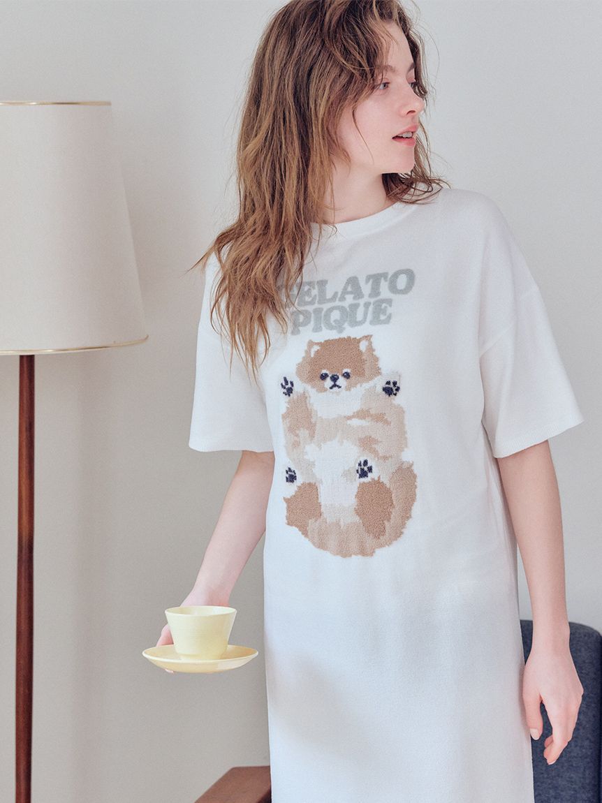 gelato pique「ドッグジャガードワンピース」|ルームウェア|CRM