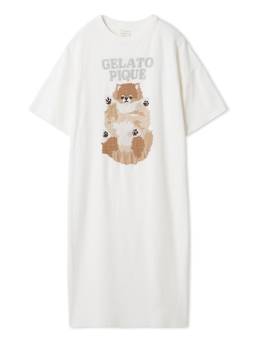 gelato pique「ドッグジャガードワンピース」|ルームウェア|