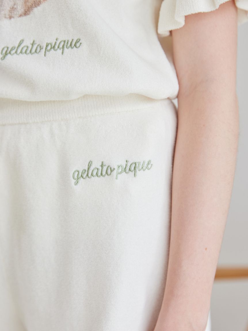 gelato pique「エアリーモコ裾フリルショートパンツ」|ルームウェア|