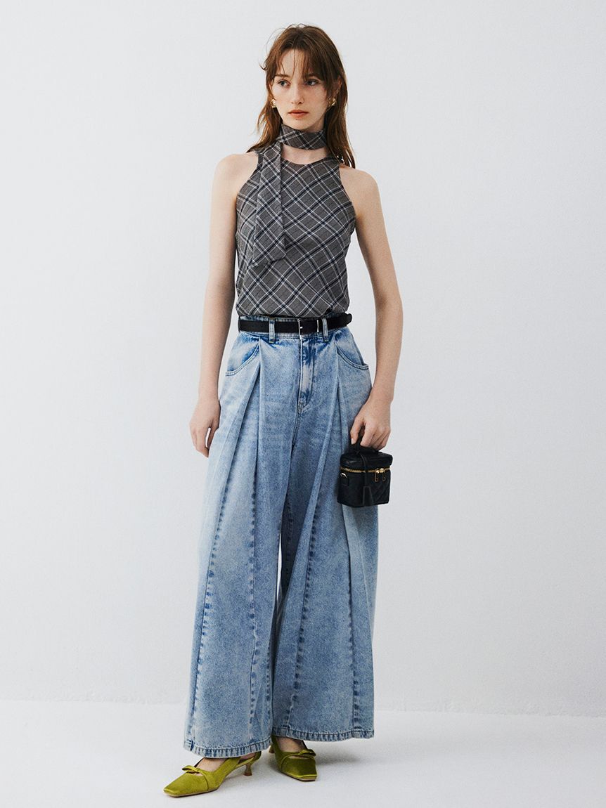 FRAY I.D「ファブリックバリエアメスリトップス」|Tシャツ・カットソー|