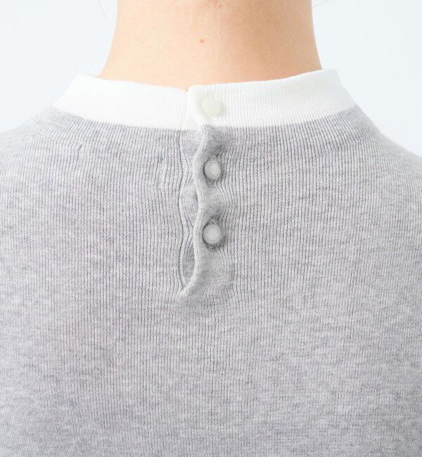 MACKINTOSH PHILOSOPHY「【2025年春夏モデル】Cleric Collar Knit ハーフスリーブ」|ニット・セーター|