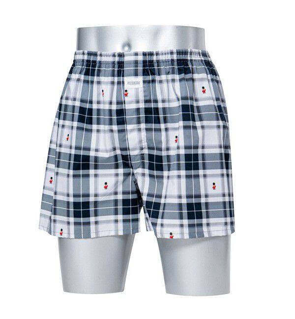 MACKINTOSH PHILOSOPHY「チェックバッキンガムベア　トランクス/ウエスト2本ゴム」|その他|グレー