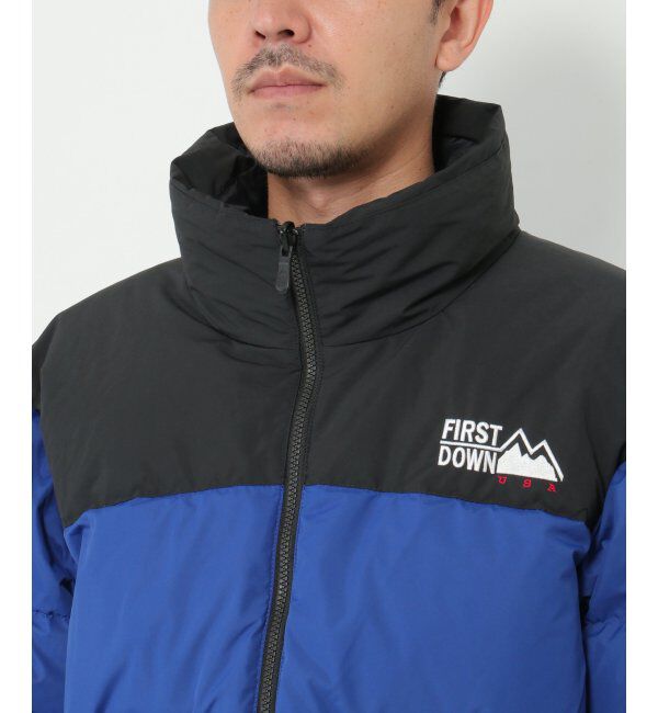 ikka「【2WAY】FIRST DOWN ファーストダウン リバーシブルダウンジャケット」|ブルゾン・スタジャン|