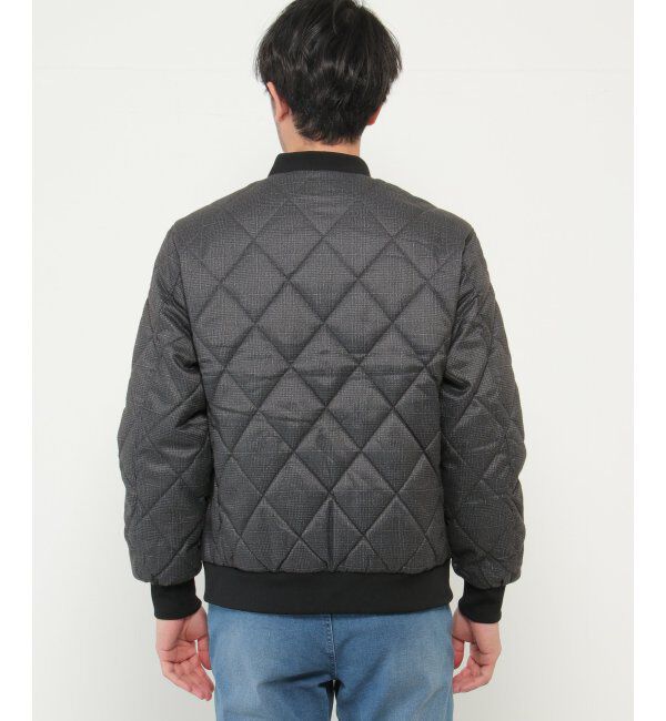 ikka「ウールライクナカワタキルトブルゾン」|ブルゾン・スタジャン|