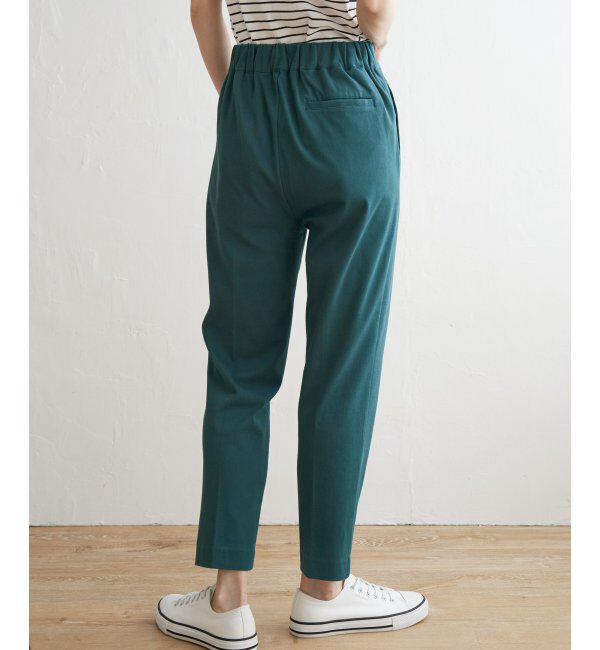 ikka「BeasyStretch テーパードパンツ」|スラックス|