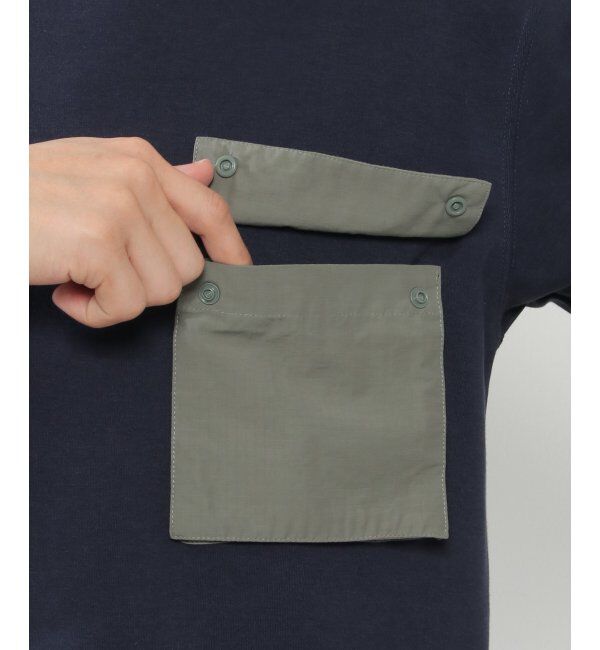 ikka「URBAN NATURE LIFE アーバンネイチャーライフ フラップポケットTシャツ」|Tシャツ・カットソー|