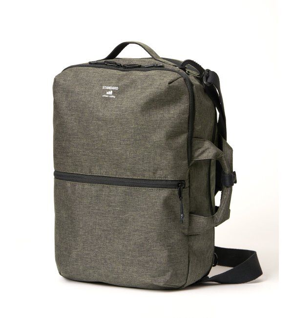 ikka「シャンブレー３ＷＡＹバッグ」|その他|ブラウン