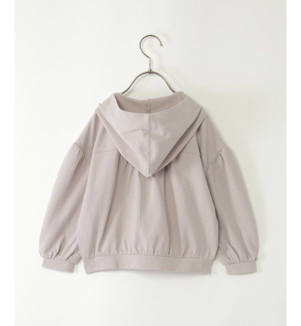 ikka kids「【親子おそろい】コットンUSA鹿の子ジップパーカー（120~160cm）」|Tシャツ・カットソー|