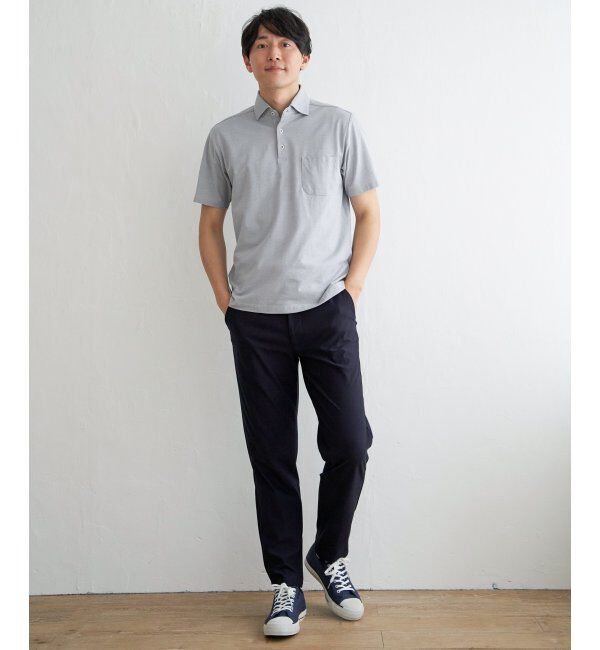 IKKA LOUNGE「アーバンドライカッタウェイポロシャツ」|Tシャツ・カットソー|