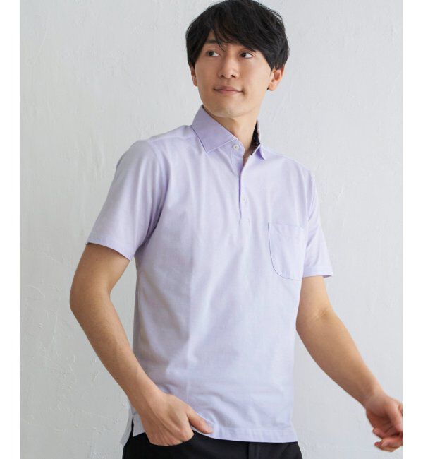 IKKA LOUNGE「アーバンドライカッタウェイポロシャツ」|Tシャツ・カットソー|