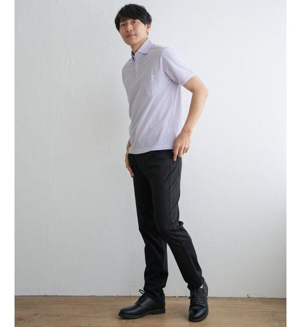 IKKA LOUNGE「アーバンドライカッタウェイポロシャツ」|Tシャツ・カットソー|