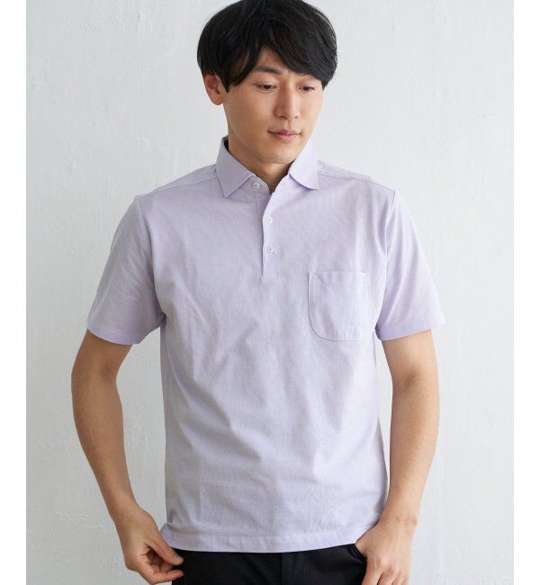 IKKA LOUNGE「アーバンドライカッタウェイポロシャツ」|Tシャツ・カットソー|