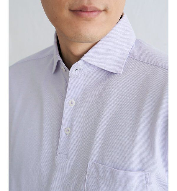 IKKA LOUNGE「アーバンドライカッタウェイポロシャツ」|Tシャツ・カットソー|