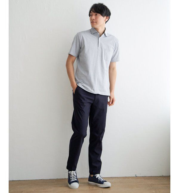 IKKA LOUNGE「アーバンドライカッタウェイポロシャツ」|Tシャツ・カットソー|