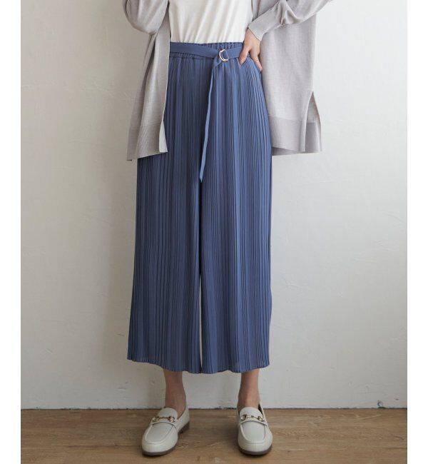 IKKA LOUNGE「シフォンプリーツガウチョパンツ」|その他|