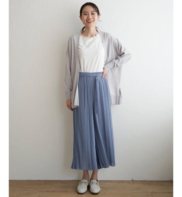 IKKA LOUNGE「シフォンプリーツガウチョパンツ」|その他|
