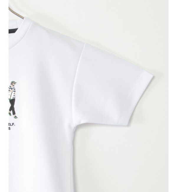 ikka kids「【親子おそろい】裾レイヤー刺繍Tシャツ（120~160cm）」|Tシャツ・カットソー|