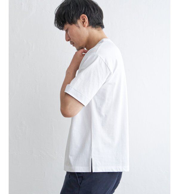 ikka「ストライプＭＩＸポケットＴ」|Tシャツ・カットソー|