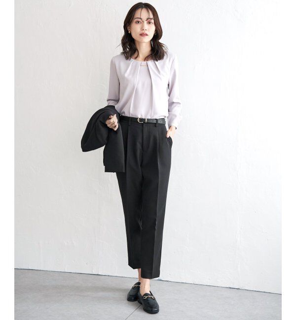 IKKA LOUNGE「ウォッシャブルテーパードパンツ」|その他|