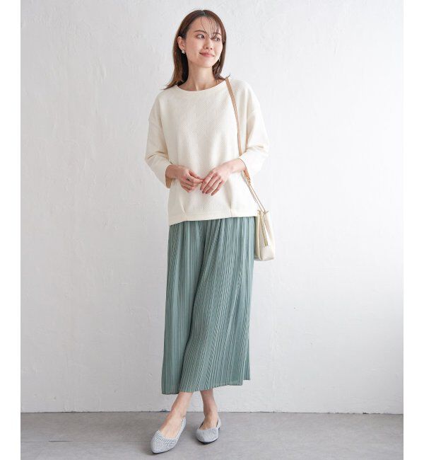 IKKA LOUNGE「シフォンプリーツベルト付きスカーチョ」|その他|