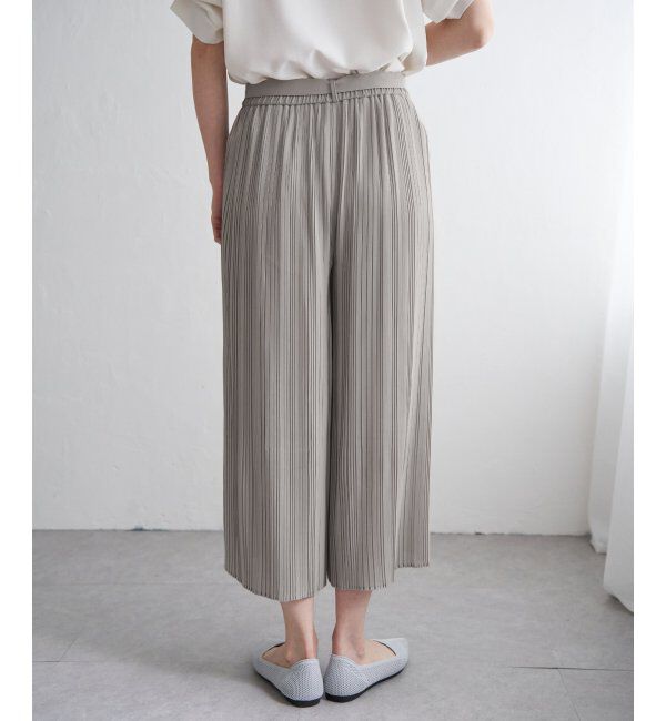 IKKA LOUNGE「シフォンプリーツベルト付きスカーチョ」|その他|